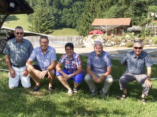 Gemütlicher Jassausflug auf den Rossberg, Oberwil im Simmenthal mit Werner Lüthi, Christa Bähler, Samuel Zaugg und Christian Rüfenacht