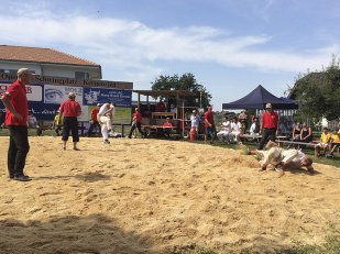 Es wurde gerungen und geschwungen am Berner Kantonalen Nationalturntag, 8. August 2015