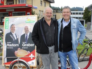 Der 10. slowUp Emmental-Oberaargau war Dank einem schönem Herbstsonntag und uns Beiden ein voller Erfolg! (Foto: Ulrich Steiner)